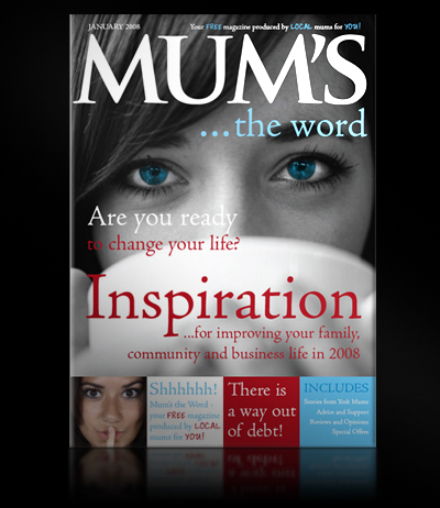 Mums The Word Magazine design