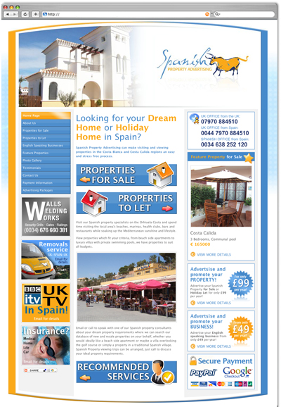 Spanish Property Advertising