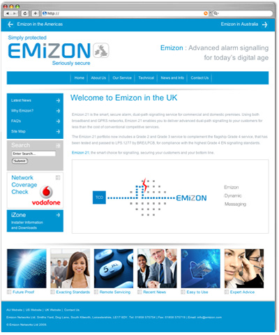 Emizon UK and Emizon Australia website