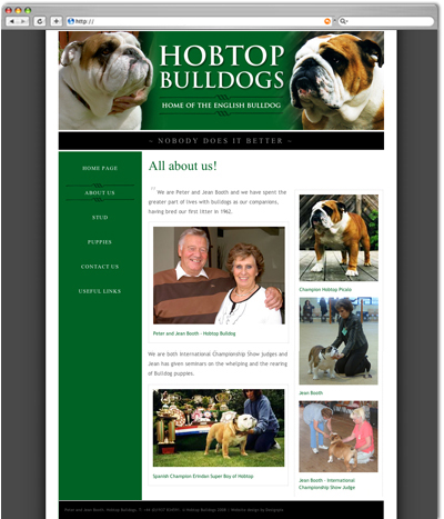 Hobtop Bulldogs website