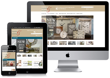 ecommerce responsive website design for accessories company in york