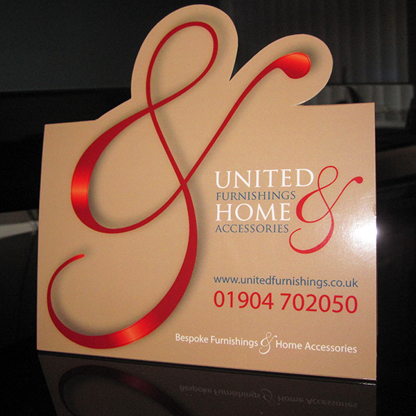 point of sale a board printing for company in york